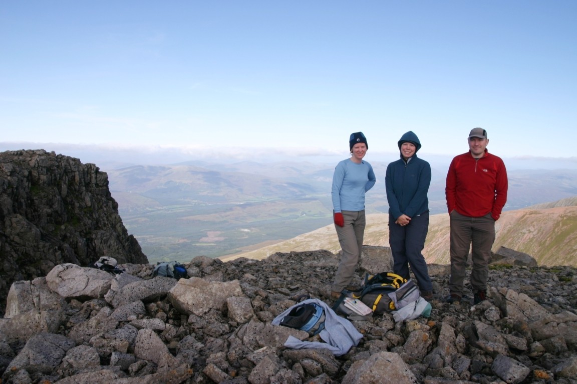 Debbie, Kate And Will On Ben Nevis